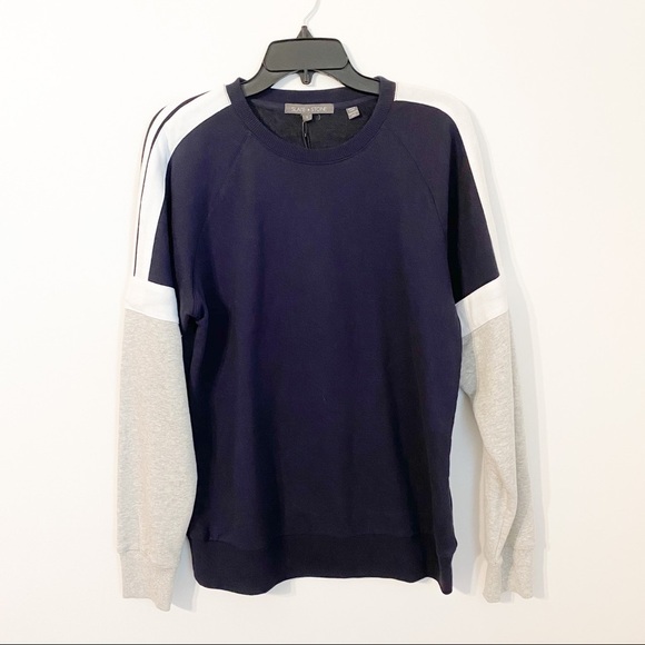 Slate & Stone Blue Gray Crew Neck Sweatshirt Small - Picture 2 of 6